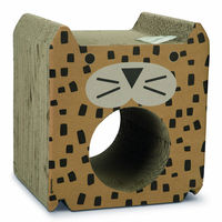 Produktbild von Beeztees Pantira Kartonkratzspielzeug aus Pappe für Katzen in Braun