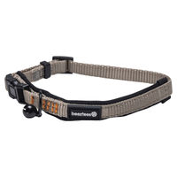 Produktbild von Beeztees Parinca Katzenhalsband aus Nylon grau mit Glöckchen und D-Ring 25-30 cm