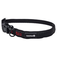Produktbild von Beeztees Parinca Katzenhalsband aus Nylon in Schwarz mit Glöckchen 25-30cm