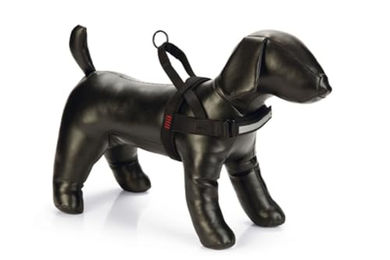Produktbild von Beeztees Parinca Premium Comfort Hundegeschirr aus Nylon in Schwarz Größe 52