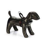 Produktbild von Beeztees Parinca Premium Comfort Hundegeschirr aus Nylon in Schwarz Größe 62