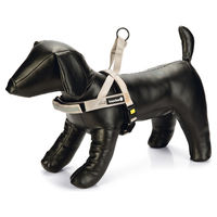 Produktbild von Beeztees Parinca Premium Comfort Hundegeschirr aus Nylon und Neopren in Hellgrau
