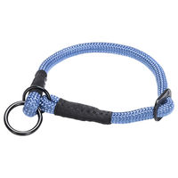 Produktbild von Beeztees Parinca Premium Hundehalsband aus Nylon in Blau 40 cm - 40 cm
