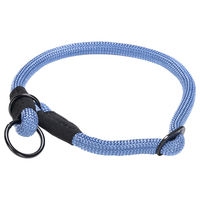 Produktbild von Beeztees Parinca Premium Hundehalsband aus Nylon in Blau 55 cm - 55 cm