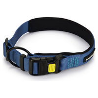 Produktbild von Beeztees Parinca Premium Hundehalsband aus Nylon in Blau wasserfest