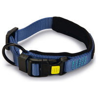 Produktbild von Beeztees Parinca Premium Hundehalsband aus Nylon in Blau wasserfest
