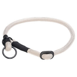 Produktbild von Beeztees Parinca Premium Hundehalsband aus Nylon in Grau 60 cm - 60 cm