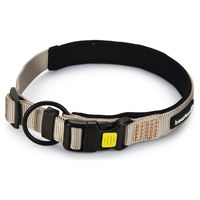 Produktbild von Beeztees Parinca Premium Hundehalsband aus Nylon in Grau wasserabweisend