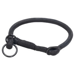 Produktbild von Beeztees Parinca Premium Hundehalsband aus Nylon in Schwarz 50 cm - 50 cm