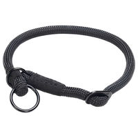 Produktbild von Beeztees Parinca Premium Hundehalsband aus Nylon in Schwarz 55 cm - 55 cm