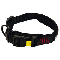 Produktbild von Beeztees Parinca Premium Hundehalsband aus Nylon schwarz wasserdicht
