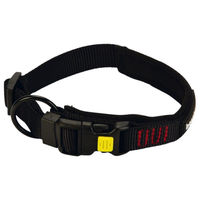 Produktbild von Beeztees Parinca Premium Hundehalsband aus Nylon schwarz waterproof 35-40 cm x 2,5 cm