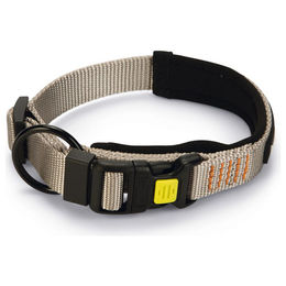 Beeztees Parinca Premium Hundehalsband aus Nylon wasserabweisend grau – Bild 1 von 2