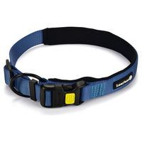 Produktbild von Beeztees Parinca Premium Hundehalsband aus wasserabweisendem Nylon in Blau