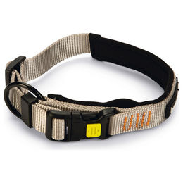 Beeztees Parinca Premium Hundehalsband aus wasserabweisendem Nylon in Grau – Bild 1 von 2
