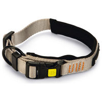 Produktbild von Beeztees Parinca Premium Hundehalsband aus wasserabweisendem Nylon in Grau