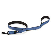 Produktbild von Beeztees Parinca Premium Hundeleine aus Nylon in Blau, wasserabweisend, 120 cm x 25 mm - 120 cm