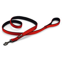 Produktbild von Beeztees Parinca Premium Hundeleine aus Nylon in Rot, wasserabweisend - 180 cm