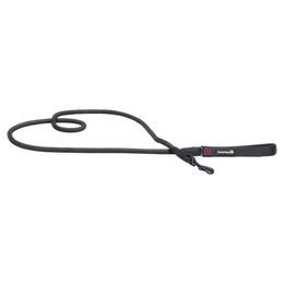 Beeztees Parinca Premium Hundeleine aus Nylon rund schwarz 180 cm x 12 mm wasserabweisend - 180 cm – Bild 1 von 5