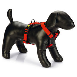 Beeztees Parinca Premium Y-Geschirr für Hunde aus Nylon in Rot – Bild 1 von 2