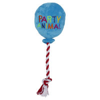 Produktbild von Beeztees Party Animal Hundespielzeug Plüschspielzeug Blau für erwachsene Hunde