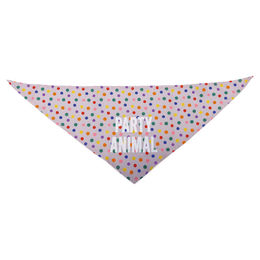Beeztees Party Bandana Halstuch für Hunde aus Polyester bunt 18x20cm – Bild 1 von 3
