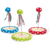 Produktbild von Beeztees Petti Wobbler Katzenspielzeug aus Plüsch und Sisal bunt