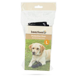 Beeztees Pfotenschuhe für den Winter aus Nylon Schwarz Größe L - 2 Stk. – Bild 1 von 3