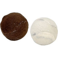 Produktbild von Beeztees Plüsch Tennisball für Hunde in Beige und Braun