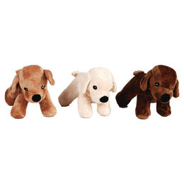 Beeztees Plüschhund Asco Hundespielzeug Braun – Bild 1 von 2