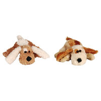 Produktbild von Beeztees Plüschhund Bono Hundespielzeug Braun 20cm - 6 x 20 cm