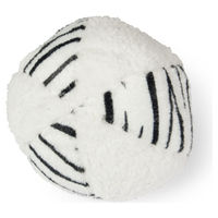 Produktbild von Beeztees Plüschspielzeug Safari Ball für Hunde Weiß/Schwarz