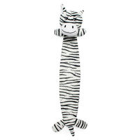 Produktbild von Beeztees Plüschspielzeug Safari Zebra schwarz/weiß - 53 cm