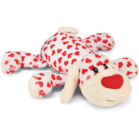 Produktbild von Beeztees Plüschspielzeug Suki Knuffel für Hunde XL Weiß-Rot