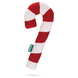 Beeztees Plüschspielzeug Zuckerstange für Hunde in Weiß-Rot – Bild 1 von 6