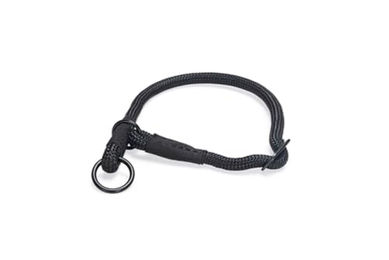 Beeztees Premium Parinca Hundehalsband aus Nylon rund Schwarz 45x1 cm - 45 cm – Bild 1 von 2