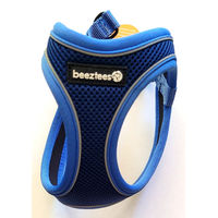 Produktbild von Beeztees Premium Parinca Step-In Hundegeschirr aus Neopren Blau 38-44 cm