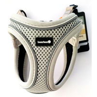 Produktbild von Beeztees Premium Parinca Step-In Hundegeschirr aus Neopren Grau XS 30-35 cm