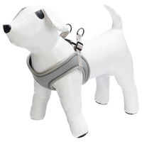 Produktbild von Beeztees Premium Parinca Step-In Norwegergeschirr für Hunde Grau aus Nylon wasserabweisend 50-60 cm