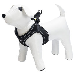 Beeztees Premium Parinca Step-In Norwegergeschirr für Hunde Schwarz aus Nylon wasserabweisend 50-60 cm – Bild 1 von 2