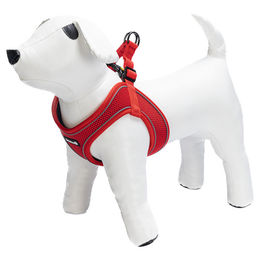 Produktbild von Beeztees Premium Parinca Step-In Sicherheitsgeschirr für Hunde in Rot mit Verstellmöglichkeit 41 - 46 cm