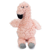 Produktbild von Beeztees Puppy Cuddle Toys Flamingo Rosa Plüschspielzeug mit Herzschlag Simulator für Welpen - 1 Stk.
