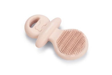 Beeztees Puppy Dental Beißschnuller für Welpen Zahnpflege Kauspielzeug aus Gummi Rosa – Bild 1 von 2