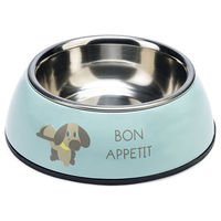 Produktbild von Beeztees Puppy Droppy Futternapf für Welpen aus Kunststoff in Grün Mini - 160 ml