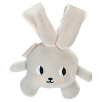 Produktbild von Beeztees Puppy Kuschelspielzeug Canina grau für Welpen