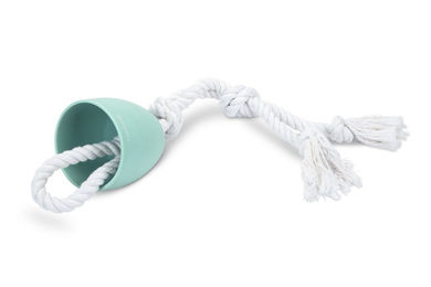 Beeztees Puppy Ziehkauseil T-Puller aus Baumwolle für Welpen Grün 50 cm - 50 cm – Bild 1 von 5