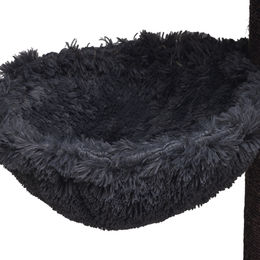 Beeztees Ramiro Hängender Korb für Kratzbäume Grau 45cm Katzenliege aus Plüsch – Bild 1 von 3
