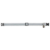 Produktbild von Beeztees Reflektierendes Katzenhalsband aus Nylon in Grau/Weiß 24-29 cm