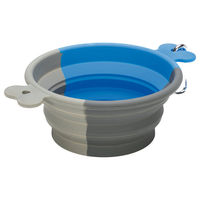 Produktbild von Beeztees Reisenapf Rua aus Silikon Blau - 0,75 l