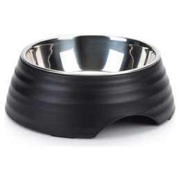 Beeztees Rimpu Melamin Hundenapf Schwarz - 510 g – Bild 1 von 2